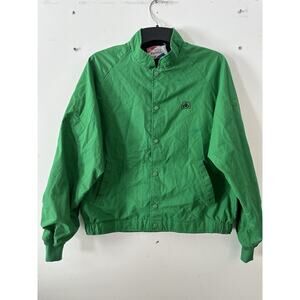 Pioneer Seed Corn "Proud to be a Farmer" Green Snap Jacket USA Swingster Large